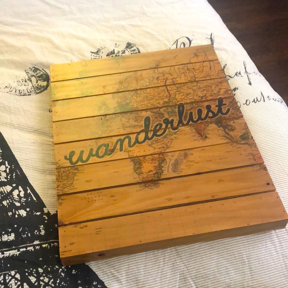 Wooden Wanderlust Wall Art